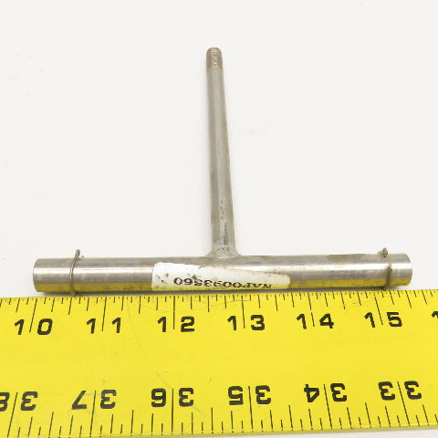 M10x1.5 Threaded End Welded T-Handle Stainless Steel 6-1/4" OAL
