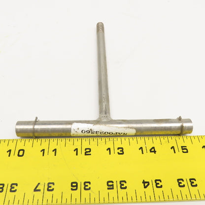 M10x1.5 Threaded End Welded T-Handle Stainless Steel 6-1/4" OAL