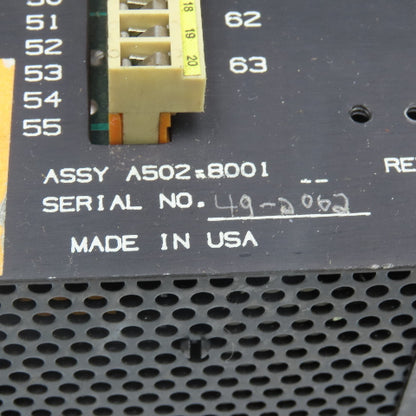 Baldwin A502-8001-04 Model 1125 Ultrasonic Detector Controller