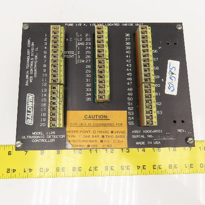 Baldwin A502-8001-04 Model 1125 Ultrasonic Detector Controller