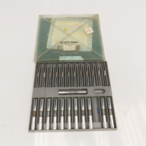 Deltrol Metric Pin Gauge Set 10.50-11.70mm Missing 11.25mm