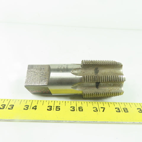 R & N 205835 1-1/2"-11-1/2 NPT Straight 7-Flute Taper Tap HSG NRT 4-5/16" OAL