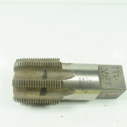 R & N 205835 1-1/2"-11-1/2 NPT Straight 7-Flute Taper Tap HSG NRT 4-5/16" OAL