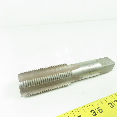 H.W. Co. 1-1/4"-10 Straight 4-Flute Taper Tap HS GH-5 5-13/16" OAL