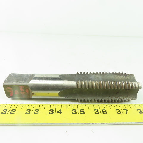 H.W. Co. 41017 1-1/2"-6 Straight 4-Flute Taper Tap HS GH-4 6-7/16" OAL