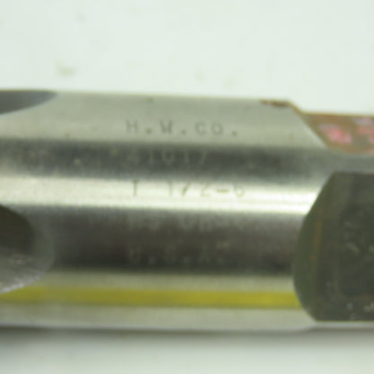 H.W. Co. 41017 1-1/2"-6 Straight 4-Flute Taper Tap HS GH-4 6-7/16" OAL