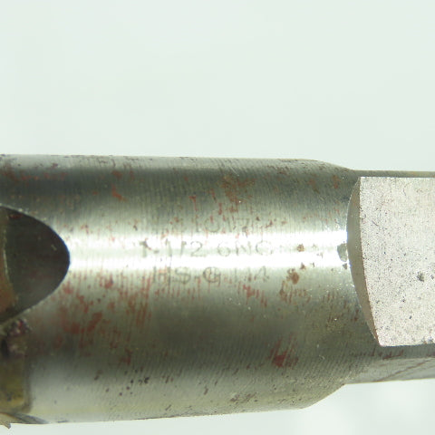 Hanson Whitney 41017 1-1/2"-6 NC Straight 4-Flute Taper Tap HSG 114 6-7/16" OAL
