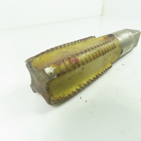 Hanson Whitney 41017 1-1/2"-6 NC Straight 4-Flute Taper Tap HSG 114 6-7/16" OAL