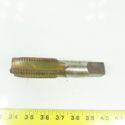 Hanson Whitney 41017 1-1/2"-6 NC Straight 4-Flute Taper Tap HSG 114 6-7/16" OAL