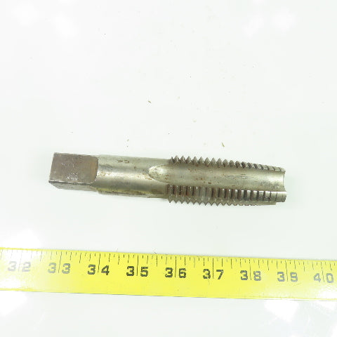 TRW 1-3/8"-6 NC Straight 4-Flute Taper Tap GH4 HS 6-1/8" OAL