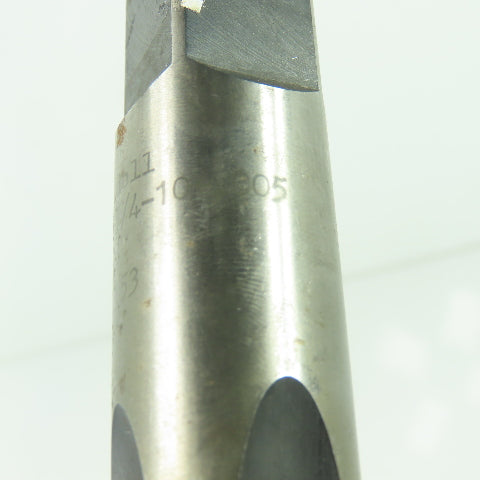 Widell 1-1/4"-10 +.005 Straight 4-Flute Taper Tap HSS 5-7/8" OAL