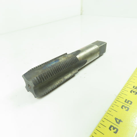 Widell 1-1/4"-10 +.005 Straight 4-Flute Taper Tap HSS 5-7/8" OAL