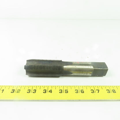 Widell 1-1/4"-10 +.005 Straight 4-Flute Taper Tap HSS 5-7/8" OAL