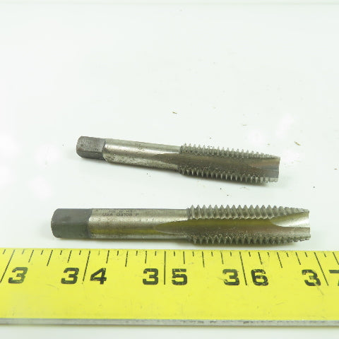 GTD 9/16"-12 NC Straight 3-Flute Taper Tap HS G H3 3-9/16" OAL Lot of 2