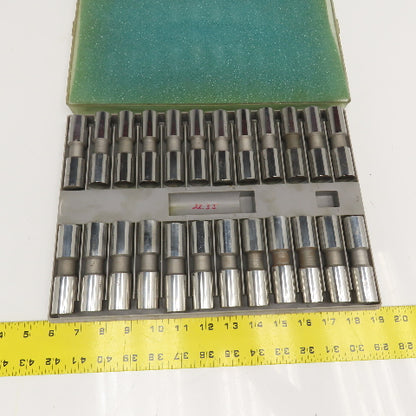 Deltrol Metric Pin Gauge Set 21.75-22.95mm Missing 22.35mm