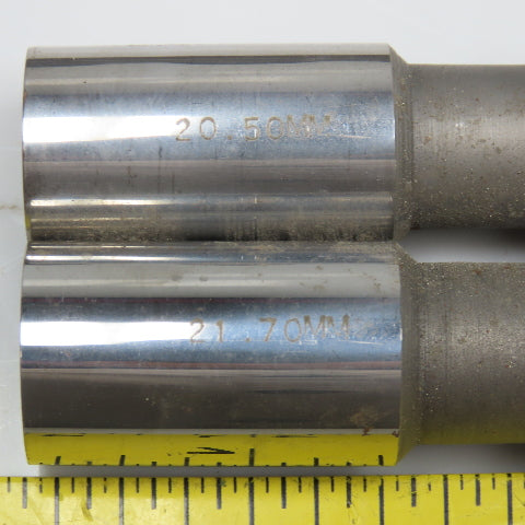 Deltrol Metric Pin Gauge Set 20.50mm-21.70mm Complete