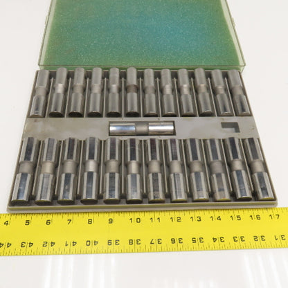 Deltrol Metric Pin Gauge Set 20.50mm-21.70mm Complete