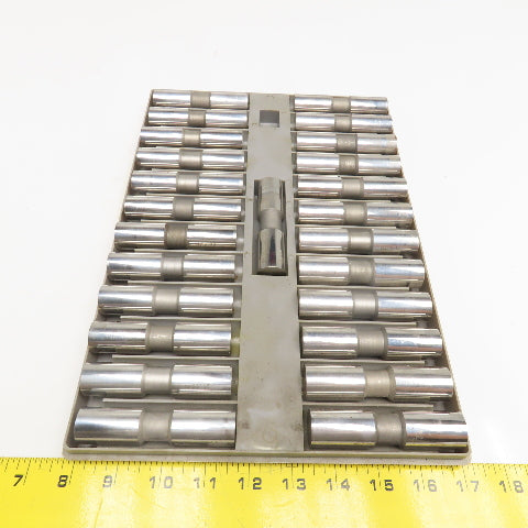Deltrol Metric Pin Gauge Set 20.50mm-21.70mm Complete