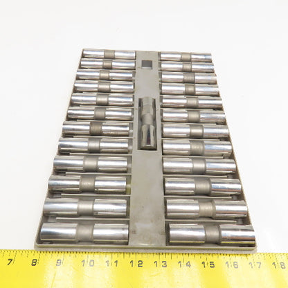 Deltrol Metric Pin Gauge Set 20.50mm-21.70mm Complete