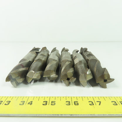 Weldon 1" 4-Flute Spiral Square Double Ended End Mill Lot Of 6