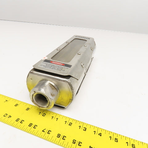 Wallace & Tiernan 5210B02112XXIC416SX Flow Meter 1" NPT 100% @ 10GPM H2O