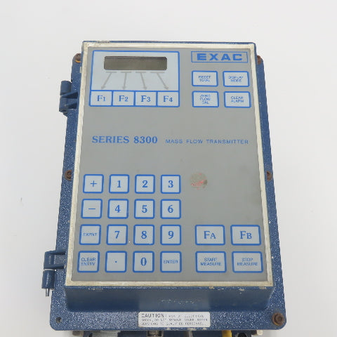 Exac Series 8300 Mass Flow Transmitter 115/230VAC 30VDC