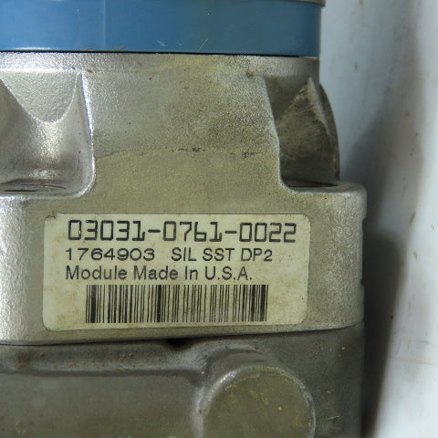 Rosemount 03031-0761-0022 Flow Meter Pressure Transmitter 9PSI 4-20mA