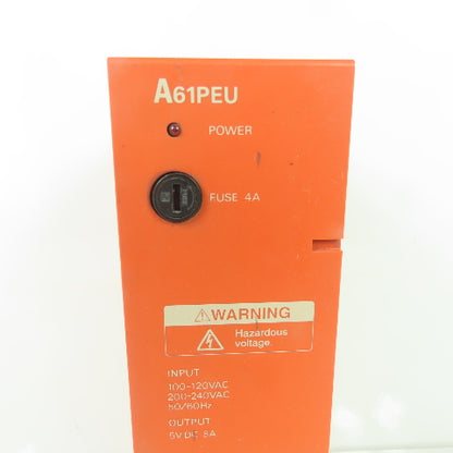 Mitsubishi A61PEU Programmable Controller 100-120/200-240VAC Input 5VDC Output