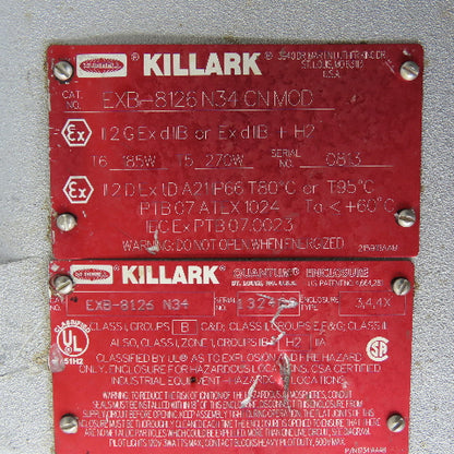 Killark EXB-8126N34 Quantum 8x12x 6" Hazardous Explosion & Flame Proof Enclosure