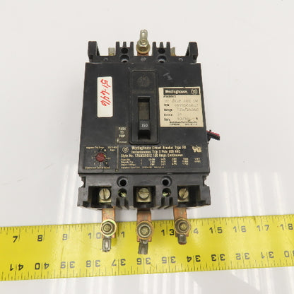 Westinghouse 1265C95G12 150A 600VAC 3 Pole Circuit Breaker Adjustable Trip