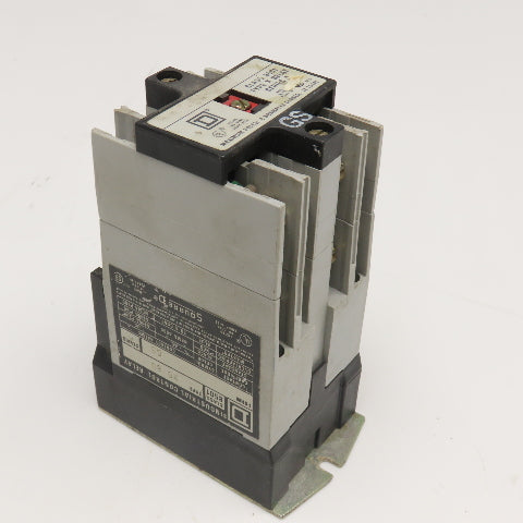 Square D 8501 X0 80 Industrial Control Relay 600V 110/120V Coil