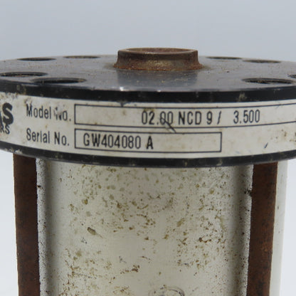 Atlas 02.00NCD93.500 2" Bore 3-1/2" Stroke Double Acting Air Cylinder