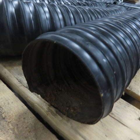 3" Black Flexible Vacuum Dust Collector Hose 25' Long