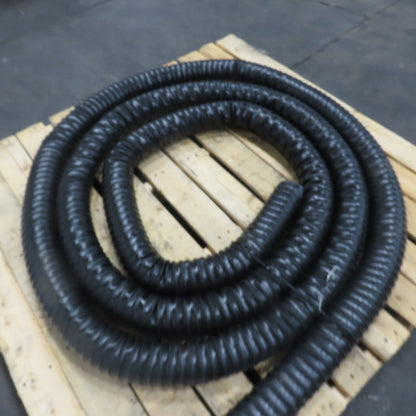 3" Black Flexible Vacuum Dust Collector Hose 25' Long