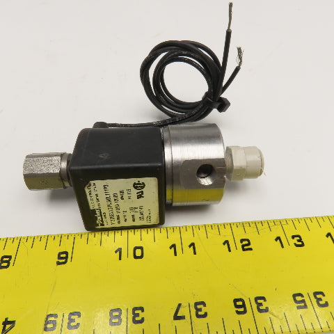 Parker 71335SN1GVKJN0L111P3 1/8" NPT Solenoid Valve 110/120V AC 60Hz