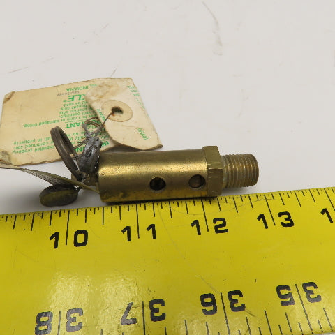 Kunkle 548 A 1/4" NPT Pressure Relief Pop Off Valve 60PSI Set NOS