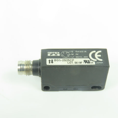 Optex BGS-2S25CP Photoelectric Sensor 10-30VDC 0.1A