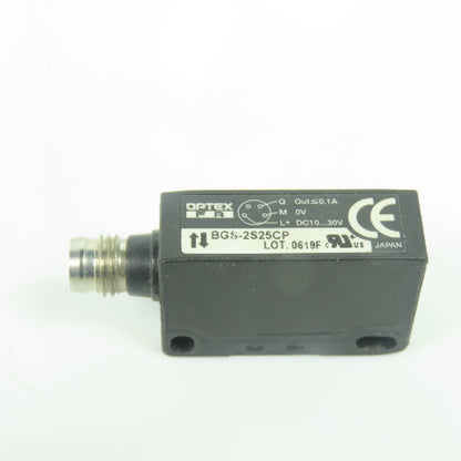 Optex BGS-2S25CP Photoelectric Sensor 10-30VDC 0.1A