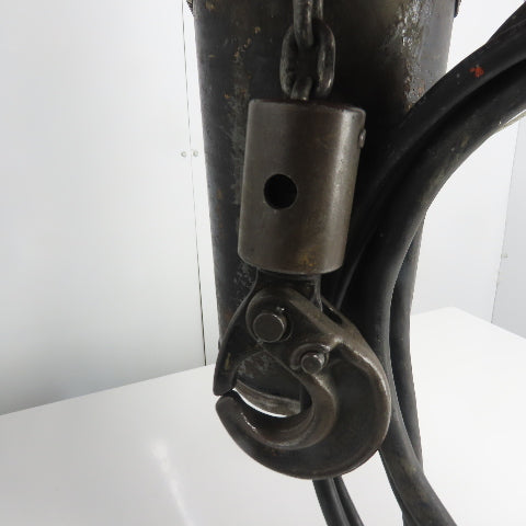 CM Model F 1/2 Ton 1000LBS Electric Chain Hoist 15' Lift 16FPM 3Ph 220/440V