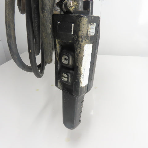 CM Model F 1/2 Ton 1000LBS Electric Chain Hoist 15' Lift 16FPM 3Ph 220/440V