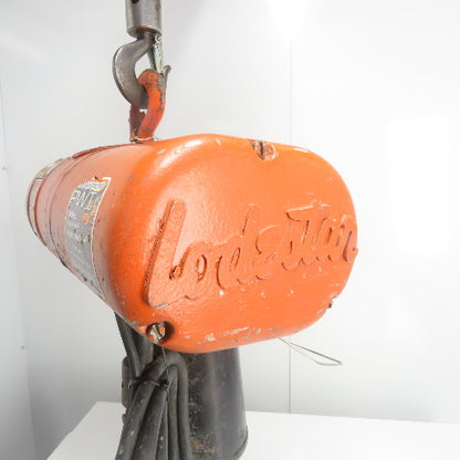 CM Model F 1/2 Ton 1000LBS Electric Chain Hoist 15' Lift 16FPM 3Ph 220/440V