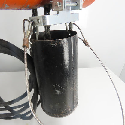 CM Model F 1/2 Ton 1000LBS Electric Chain Hoist 15' Lift 16FPM 3Ph 220/440V