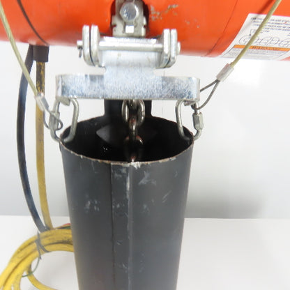 CM Model L 1 Ton 2000LB Electric Chain Hoist 20' Lift 16FPM 3PH 240/480V 1HP