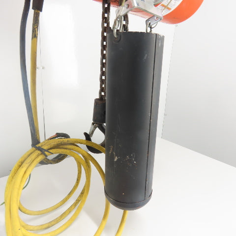 CM Model L 1 Ton 2000LB Electric Chain Hoist 20' Lift 16FPM 3PH 240/480V 1HP
