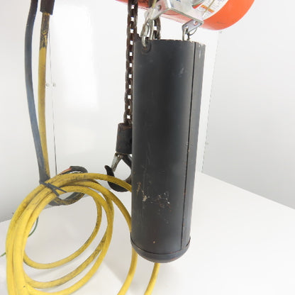 CM Model L 1 Ton 2000LB Electric Chain Hoist 20' Lift 16FPM 3PH 240/480V 1HP