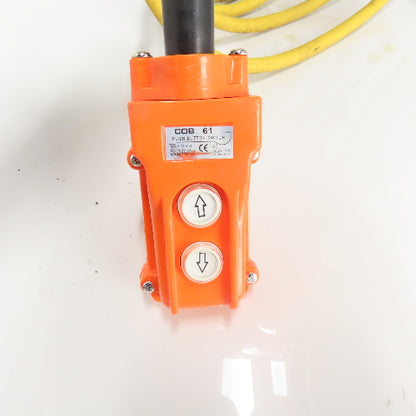 CM Model L 1 Ton 2000LB Electric Chain Hoist 20' Lift 16FPM 3PH 240/480V 1HP
