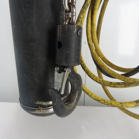 CM Model LL 1 Ton 2000LB Electric Chain Hoist 20' Lift 16FPM 3PH 240/480V 2HP