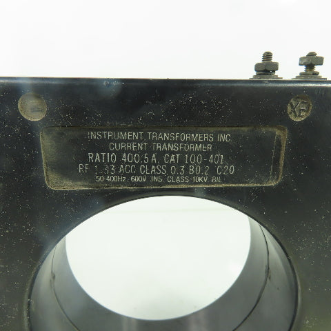 Instrument Transformers 100-401 400:5 Ratio Currant Transformer 600V 50-400Hz