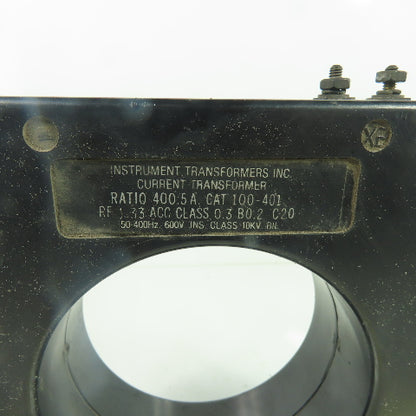 Instrument Transformers 100-401 400:5 Ratio Currant Transformer 600V 50-400Hz