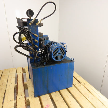 Uchida A10V16DR1RP8B 10 Gallon Hydraulic Variable Piston Pump Power Unit 3PH